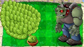 Plants vs Zombies Mod | ZomBotany - 999 MELON-PULT Plants VS All Dr. Zomboss