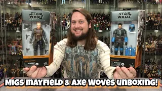 Migs Mayfield & Axe Woves Star Wars Black Series Unboxing & Review!