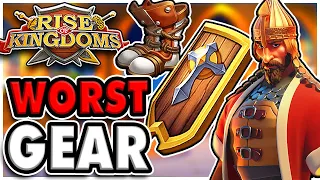 8 WORST Pieces of EQUIPMENT in Rise of Kingdoms! (Don't WASTE Materials!)