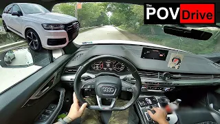 2018 Audi Q7 4M 3.0 TDI V6 272hp | POV Test Drive