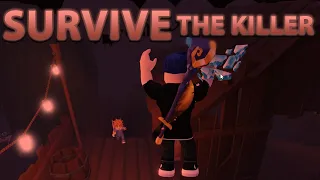 ПРОВОДИМ НОЧЬ В SURVIVE THE KILLER ROBLOX / ВЫЖИТЬ УБИЙЦА РОБЛОКС