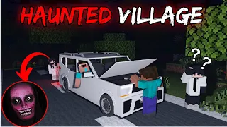 MINECRAFT HAUNTED VILLAGE 😱| CHRISTMAS HORROR STORY in Hindi