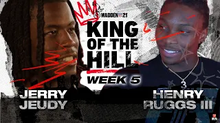 Henry Ruggs III vs. Jerry Jeudy | King of the Hill | Madden 21