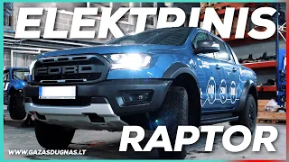 Elektrinis Ford Ranger . Taip - elektrinis