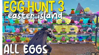 FORTNITE - EGG HUNT 3 - All Eggs Easter Island - 4718-2543-2030