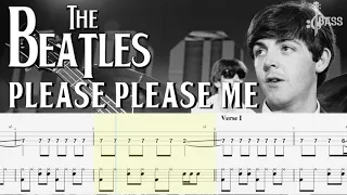 The Beatles - Please Please Me (Bass + Drum Tabs) By Paul McCartney & Ringo Starr