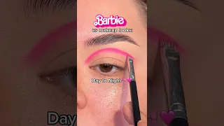 @olivia__makeup | #Barbie inspired makeup: Day to Night Barbie🎀🩷 #shorts #makeup #makeuptutorial