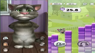 Talking Tom Cat 2 😻🐈- Talking Cat music so funny | Cat Eating🍔🌭🌶🍉🎂#talkingtom #talkingginger