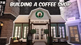 BUILDING A COFFEESHOP IN BLOXBURG | roblox
