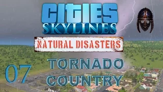 Cities Skylines Natural Disasters : Tornado Country : Part 7 Trams And Earthquakes