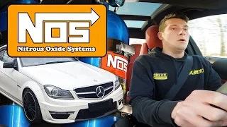 600PS auf Knopfdruck! Hält der C63 AMG Motor mit 300.000km den NOS-Boost?