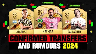 FIFA 24 | NEW CONFIRMED TRANSFERS & RUMOURS! 🤪🔥 ft. Neymar, Alcaraz, Gallagher... etc