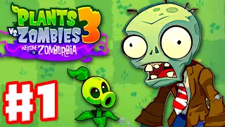 Plants vs. Zombies 3: Welcome to Zomburbia - Gameplay Walkthrough Part 1 - Dave's House!