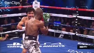 Manny Pacquiao signature punch lands on Bradley