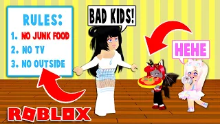 This BABYSITTER Has RULES And WE ARE GOING TO BREAK THEM ALL In Adopt Me! (Roblox)