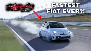 This Fiat 500 has an F1 ENGINE in it! 😳