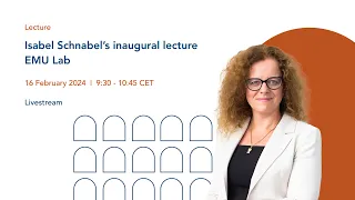 Isabel Schnabel’s inaugural lecture - EMU Lab