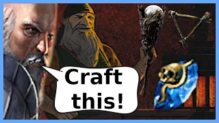 How to craft a budget wand and shield for your Summoning Raging Spirit Guardian! 3.23