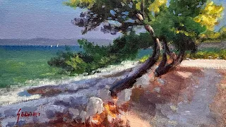 Looser Landscapes in Acrylics | Full Tutorial