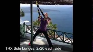 Fitness-2-Go: TRX in SANTORINI I Trish Blackwell Confidence Coaching