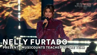 Nelly Furtado presents Musicounts award | Juno Awards 2024