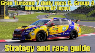 Gran Turismo 7 daily race C race and strategy guide.....Group 4....Nurburgring GP layout