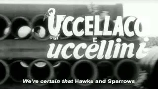 Pasolini: Uccellacci e Uccellini tralier (w/ English subtitles)