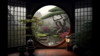 Japanese Garden Ambiance - Relaxing Rain Sounds for a Peaceful Sleep