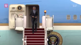 Obama arrives in Malaysia