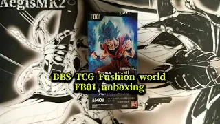 DBSTCG Fusion World FB01 unboxing