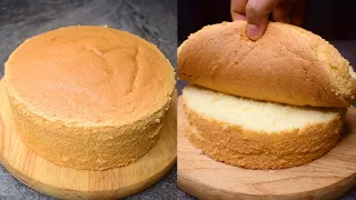 Basic Vanilla Sponge Cake l Best Sponge For Birthday Cake