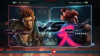 Tekken 7 - Fusion | Leoxaves (Eddy) vs MdT | DarkFox (Akuma) - TopFighterCup