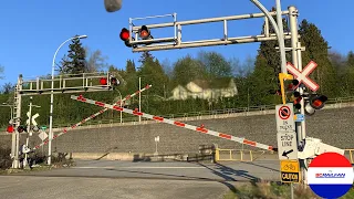 Closed Railroad Crossing | Elevator Road, Surrey, BC (Video 2)