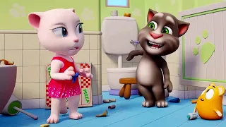 Talking Tom 🐱 2. Sezon — Bölüm koleksiyonu 201-205 ⭐ Çizgi Filmler ✨ Super Toons TV Animasyon