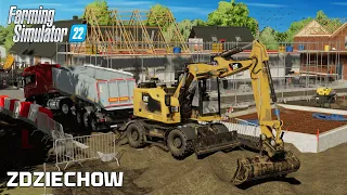 Caterpillar M315F |Excavating for Drainage|Public Works Zdziechow AvantModding| Farming Simulator 22