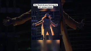 The Weeknd pays homage to MF DOOM (2023) #theweeknd #mfdoom