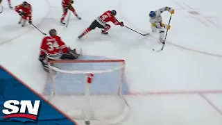 Sabres' Tage Thompson Shows Off Deft Touch To Score Nice Toe Drag Goal vs. Blackhawks