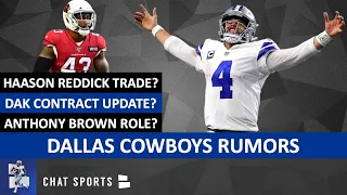 Cowboys Rumors On Dak Prescott Contract, Trade Rumors, Haason Reddick, Anthony Brown & Andy Dalton