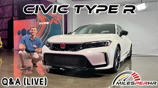 2023 Honda Civic Type R Reveal Q&A (Live)