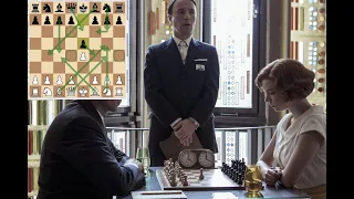 The Most Brilliant Chess Game Ever Shown on Television | The Queen's Gambit