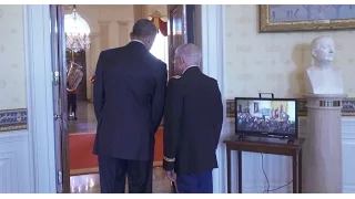 Behind the Scenes with President Obama's Medal of Honor Recipient