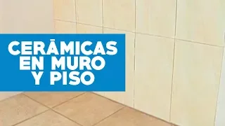 ¿Cómo instalar cerámicas en muro y piso?