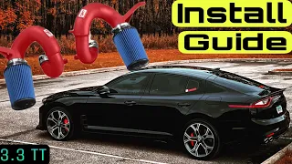 Kia Stinger GT - How To Install Injen Intakes (3.3TT)