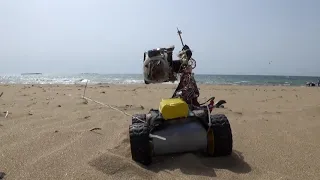 RC FPV rover at Betzet beach