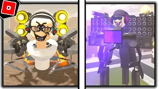 ALL NEW UPGRADED DJ TOILET and MORE in STRANGE BATHTUB WAR (UPDATE 13.75) - Roblox