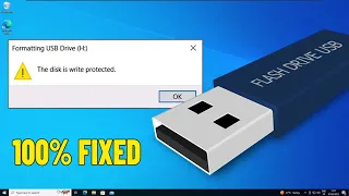 Format Write Protected Flash Drive USB | How To Fix The disk write is protected Pend drive USB ❌🔒