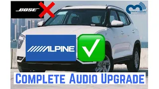 Bose Audio Hyundai Creta Upgraded with Alpine Active Setup