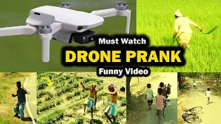 Drone Prank with Villagers | Funny Reaction | Watch The Video Till the End |