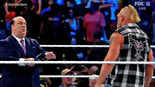 Brock Lesnar Attacks Paul Heyman & Theory | SmackDown July 29, 2022 WWE