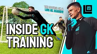 INSIDE TRAINING! Goalkeeper 1v1 Tips, Block SAVES, Close SHOTS - LOVI GK Academy